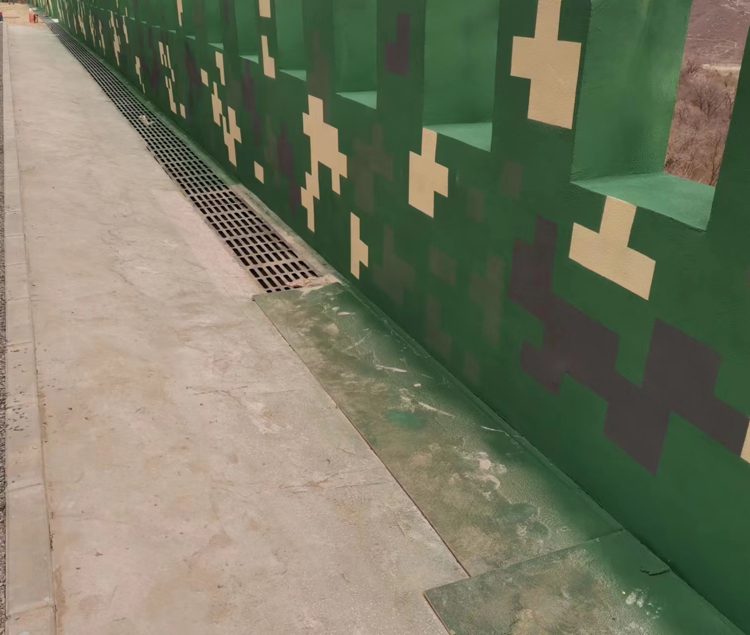 临沂围墙迷彩喷涂,数迷彩漆